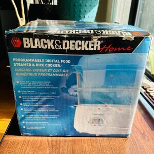BLACK & DECKER Home HS1350 Food STEAMER and RICE COOKER BRAND New